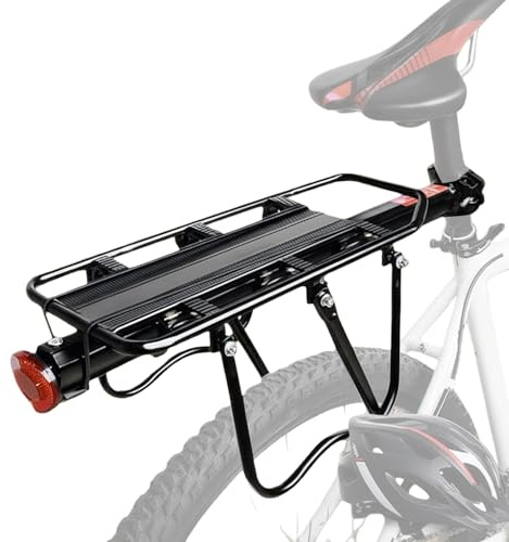Portapacchi per biciclette | Portapacchi Universale Allungabile a sgancio rapido con Strumenti | Attrezzature di Carico per biciclette da Strada Montagna e | Attrezzature All'aperto p