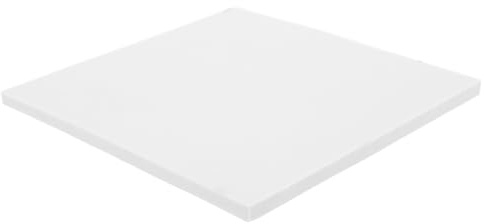 Lurrose Piastrelle 15X15 Ceramica Quadrate per Pittura, Materiale Ceramico Bianco Texture Delicata e Resistente allo Sbiadimento per Creazioni e Decorazioni Murali