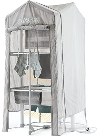 drysoon Mini 3-Tier Heated Airer Cover – Reduce Drying Time Improve Airer Performance
