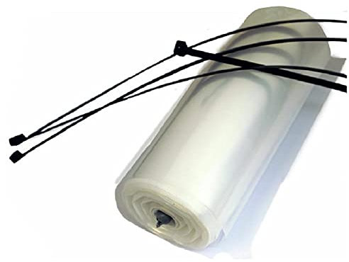 Rainwater Temporary Downpipe 20 Metre Kit with 4 Cable Ties, Down Pipe Gutter & Storm Drainage, Fit Outlets Up to 96mm, Quick & Easy Setup, Flexible Gutter downpipe unblocker for Gutters and Pipes