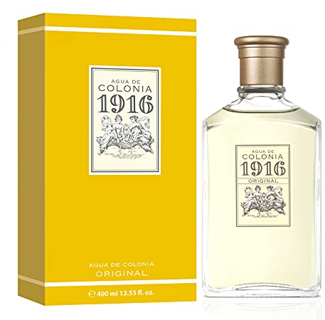 1916 - Original 400 ml, Agua de Colonia Hombre y Mujer, Perfume Unisex, Eau de Toilette Masculina y Femenina, Fragancia Cítrica y Floral, Aroma de Larga Duración