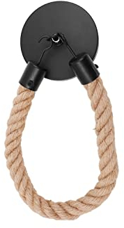 Tiardey Porte-Serviettes en Corde Vintage,Porte-Serviettes en Corde Industrielle,Porte-Rouleau de Papier Toilette Vintage pour décoration de Cuisine de Salle de Bain