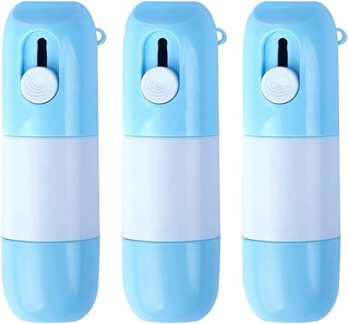 GINGER TECH Thermo-Papier-Korrekturflüssigkeit mit Auspackmesser, 2-in-1, tragbarer Klebestift, Anti-Auslaufschutz, Korrekturflüssigkeit für Verpackungsetiketten, Rechnungen (3 Stück)