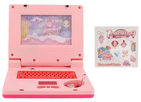Educational Laptop Toy, Kids Learning Computer, Interactive Learning Tool, Fun Simulation Computer, led Music Learning Toy