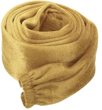 PATIKIL 5ft Lamp Chain Cover, Chain Protective Sleeve Washable with Zipper for Chandelier Lighting Wires Swing Light Fixture, Gold Tone