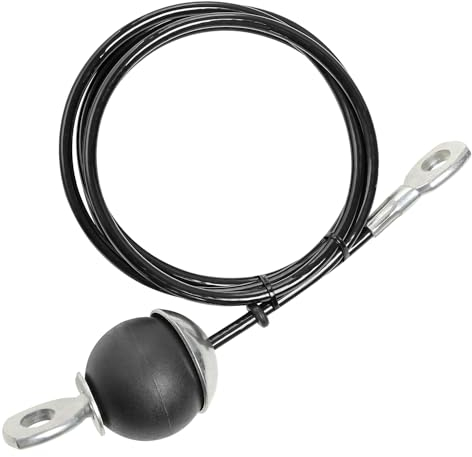 Taeku Fitness Pulley Cable, Heavy-Duty 6mm Steel Wire Rope for Home Gym, Adjustable Replacement Cable for Weightlifting, LAT Pulldown, and Cable Machine Accessories (2.0M)