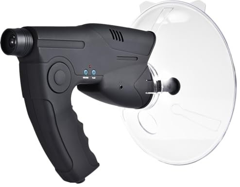 Oreja biónica con micrófono parabólico, dispositivo de escucha direccional 8X, captura de audio de pájaros al aire libre, instrumento de observación de la naturaleza con función de grabación, Tapp