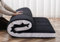 ZIKEBTUY 203*100*10CM Japanischer Futon Matratze - 10CM Dick Klappbar Boden Schlafmatratze für Gäste, Aufrollen Tragbar Matratze für Gästebett, Tatami/Schlafsäle Bett, Camping oder Wohnmobil - Schwarz