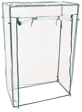 PVC Greenhouse With Roll Up Door - Waterproof Clear Plant Tent Cover for Indoor and Outdoor Vegetables and Fruits