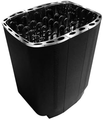 Stufa per sauna, Stufa elettrica for sauna da 18KW Stufa for sauna a vapore secco doccia con generatore di vapore autodrenante commerciale for doccia nel bagno turco domestico Uso della doccia spa per