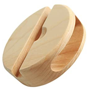 Mikinona 1 Pieza Soporte Amplificador de Sonido portamovil megafono Base de Soporte de teléfono con Altavoz Titular de teléfono Soporte para teléfono de Madera Soporte para teléfono móvil