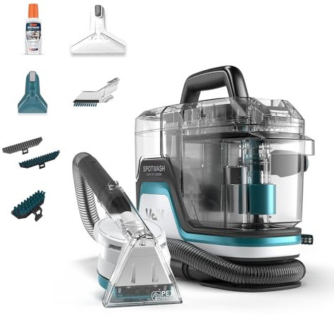 Vax SpotWash Home Duo Pet-Design Spot Nettoyeur, détachant pour shampouineuse tapis et tissus d'ameublement avec technologie SpinScrub, nettoyage des animaux, séchage rapid