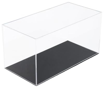 Qectial Vitrine de Comptoir Transparente En Acrylique pour Véhicules Miniatures, Statuettes et Objets de Collection à L'échelle 1:32