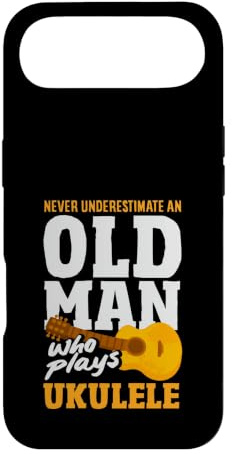 Just an Old Man Who Plays Ukulélé Musicien Coque pour iPhone Air