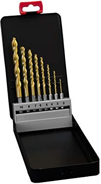 Metallbohrer Set aus Kobalt - Durchmesser 2,0 – 10,0 – HSS Bohrer Set Veredelt HSSCo (M35) – Bohrer Set Bits mit Sechskantschaft