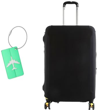 Shengxi Cubierta de Equipaje, Funda de Maleta Elástico Funda Protectora de Maleta de 18-32 Pulgadas Viaje Maleta Funda Protectora Funda de Equipaje con 1 Etiqueta para Equipaje (S:18-20 Inches)