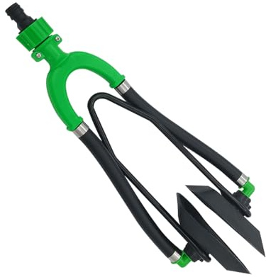 ISURE MARINE Green Universal Round Dual Water Feed Outboard Motor Flusher