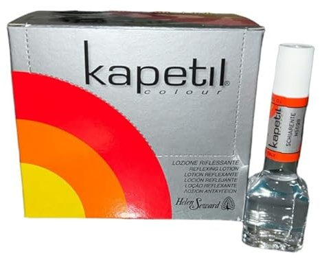 Kapetil, Lozione Riflessante e Fissante, 12 Fiale da 17ml - Schiarente 11, Ravviva e Protegge il Colore, Per Capelli Naturali e Tinti