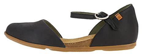 El Naturalista Mujer Sandalias Cerradas Stella, señora Sandalias,protección para los Dedos del pie,Sandalia,Black,39 EU / 6 UK