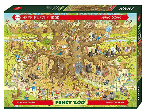Heye 29833 Monkey Habitat Puzzles