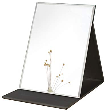 Zcooooool Large Portable Super HD Mirror - Multi Stand Angle Hand Free/Handheld/Tabletop Foldable Mirror 10x7 Inch