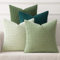 MIULEE 4er Set Kissenbezug Kissen Dekorative Kissenbezüge Kordsamt Sofakissen Dekokissen Kopfkissenbezug Couchkissen Deko Bezug für Sofa Couch Wohnzimmer Schlafzimmer Büro 40x40 cm Waldgrün Serie