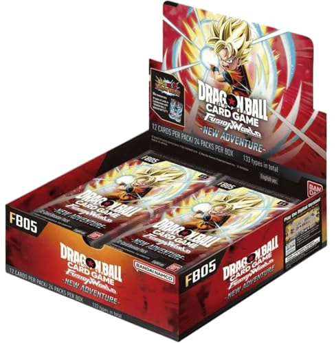 BANDAI Dragon Ball Super TCG: Fusion World - New Adventure FB05 - Caja de Refuerzo (24 Unidades)
