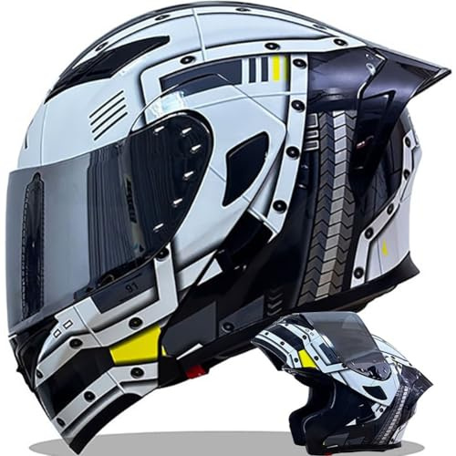 Letetexi Casco Moto Modulare Apribile Integrato Bluetooth Slot Integrale Flip Up Doppia Visiera Caschi Motocross Modulari Street Bike Omologato DOT ECE per Uomo Donne Casco Modulare Scooter