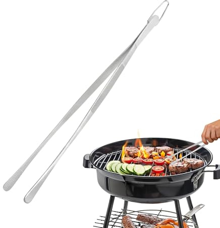 Pinzetta Per Pinzette - Pinze Per Alimenti In Acciaio Inossidabile, Pinzette Per Insalata Antiscivolo | Per Buffet, Ristoranti, Cucine, Feste, Barbecue, Grigliate, Pasta, Insalate Di Mare, Snack, Cott