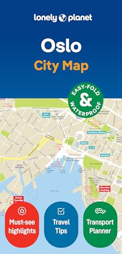 Lonely Planet Oslo City Map: Durable, Waterproof, Easy-Fold Planning Map with Attractions & Walking Tours (Compact City Planning Maps)