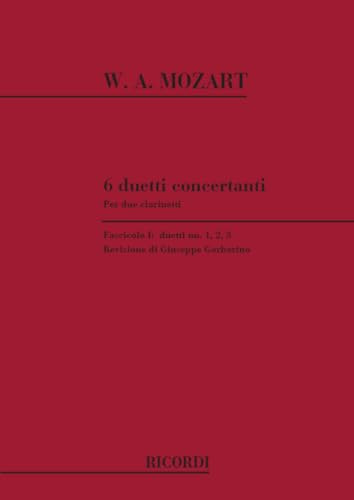 6 DUETTI CONCERTANTI PER 2 CLARINETTI