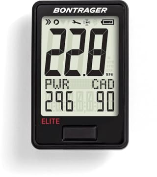 Bontrager Ridetime Elite Fahrrad Computer kabellos schwarz