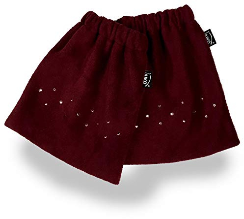 Aiko Sparkle Limited Edition Paire de protège-étriers en polaire Bordeaux