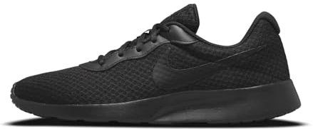 NIKE Men's Tanjun Sneaker, Black Black Barely Volt, 11 UK