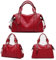 Aileese Vegan PU Leather Purses and Handbags for Women Fashion Boston Shoulder Bag Top Handle Satchel Ladies Hobo Crossbody Bags Red