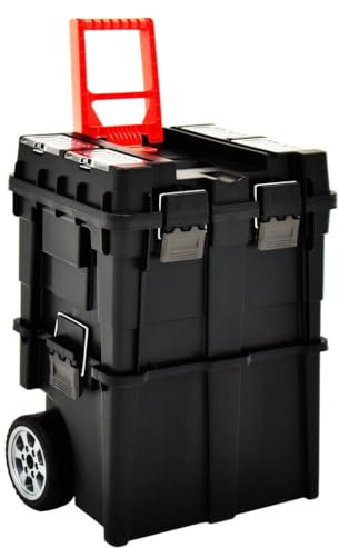 Générique Chariot à Outils avec poignée 46x36x41 cm,Quincaillerie,Accessoires de quincaillerie,Organisation & Rangement d'outils,Boîtes à Outils,Noir,12.52 LB,146271