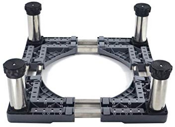 Base de machine à laver Base de support de machine à laver Anti-vibration Muet Base de sèche-linge renforcée Réfrigérateur Congélateur Universel Hauteur de grille haute 18-22 cm Cuisinières Suppo