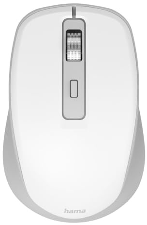 Hama Souris Multi-appareils SS Fil 7 Boutons WM-450, Radio/Bluetooth®, Blanc