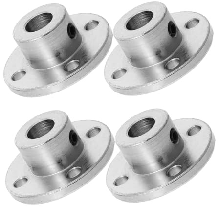 Alipis Flasque Accouplement Rigide Métal Haute Dureté Connecteur de Bride pour Transmission Stable Support Arbre Guide Industriel de Vibrations Installation Facile