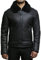 BRANDSLOCK Herren Fliegerjacke B3 WWII Genuine Shearling Schaffell Leder Bomber Fliegerjacke