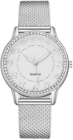 Armbanduhr Damen Uhren Schmuck Quarzuhr Analog Edelstahlarmband Muttertagsgeschenk Geburtstagsgeschenk Mode Frauen Mädchen Luxusuhren Quarzuhr Edelstahl Zifferblatt Casual Bracelet Watch Armbanduhr