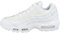 Nike Unisex AIR MAX 95 Essential Laufschuh, White/White-Grey Fog, 44 EU