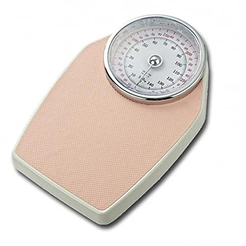 Meng Báscula De Piso Mecánica De Precisión con Esfera Grande, Báscula De Baño Analógica Profesional, Báscula De Peso De 330 LB De Capacidad, Fácil De Leer, Sin Botones Baterías