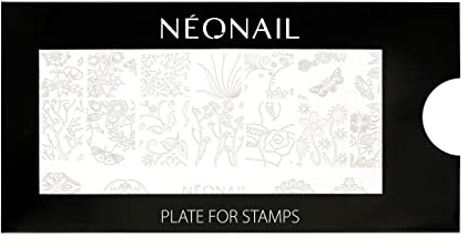 NEONAIL Stamping Plate 09 - Stamping Platte - Schablonen Platte - Nail Art - Nageldesign - Nagel Stempel Schablone - French Nails Schablone - Nagelkunst Stempel