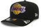 New Era Los Angeles Lakers Basecap 9Fifty Snapback gebogener Schirm Basketball Kappe NBA Schwarz - M - L