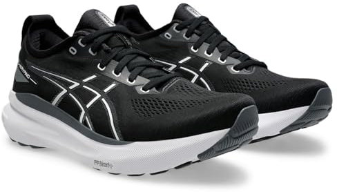 ASICS Herren Gel-Kayano 31 Sneaker, Black White 1011b867 002, 46 EU