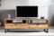 SAM Lowboard Sukhothai, Akazienholz massiv & naturfarben, TV-Board mit 2 Schubfächer & 2 offenen Fächern, Grifflos, 160 x 40 x 50 cm
