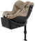 CYBEX Gold Kinder-Autositz Sirona Gi i-Size Plus inkl. Base, Ab ca. 3 Monaten bis 4 Jahre (Ab Geburt mit Neugeboreneneinlage), Max. 20 kg, 61 - 105 cm (Ab 40 cm mit Neugeboreneneinlage), Almond Beige