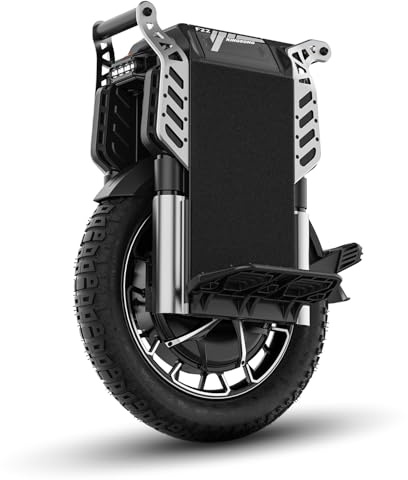 Kingsong Electric Monociclo Electrico F22 Pro, Adulto, Negro, una Sola UE, suspensiones, Motor 5500W, autonomía de hasta 160 km, 25 km/h, neumático Inflable de 20 , Todo Terreno y Potente
