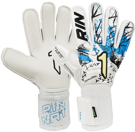 Rinat Guante de Portero Asimetrik Turf, Blanco, Unisex Niños